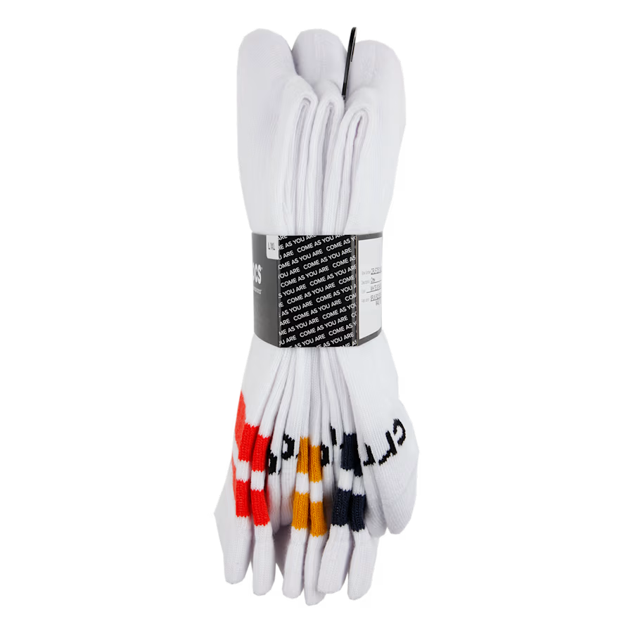 CrocsSocks Stripe Crew 3-Pack