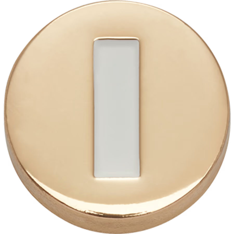 Gold Letter I