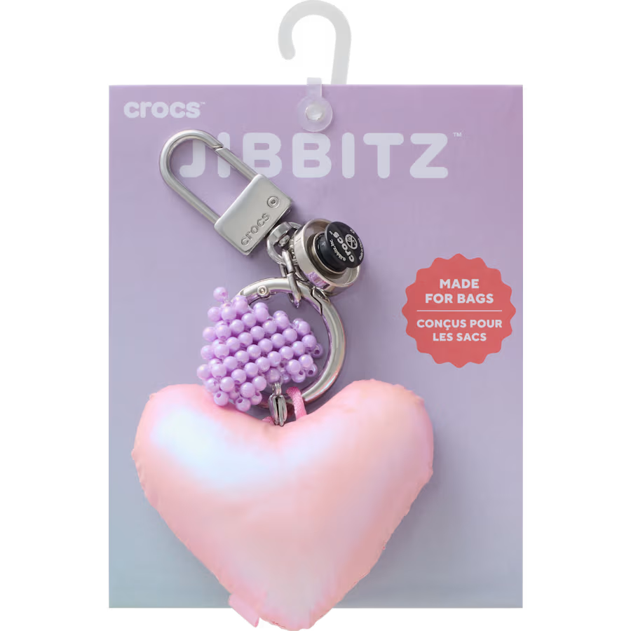 Double Heart Bag Charm