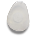 White Glass Cut Stone