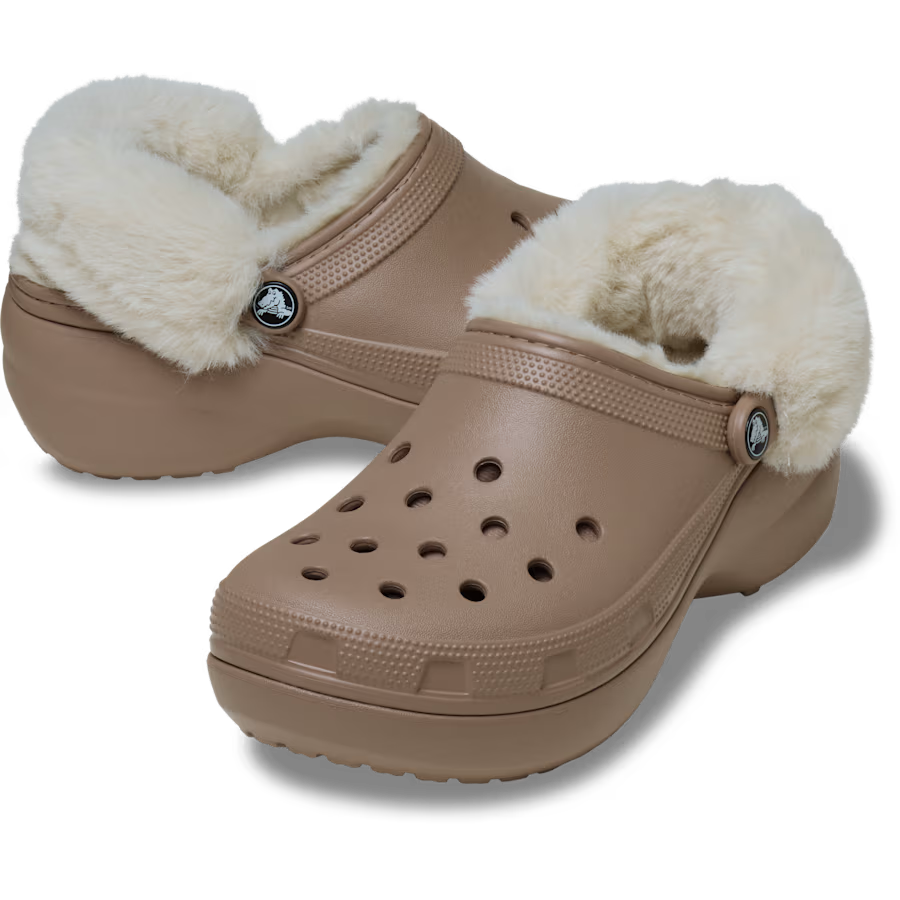 Classic Platform Fuzz Lined Clog