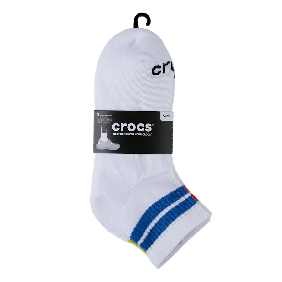 CrocsSocks Retro Ankle Stripe 3-Pack