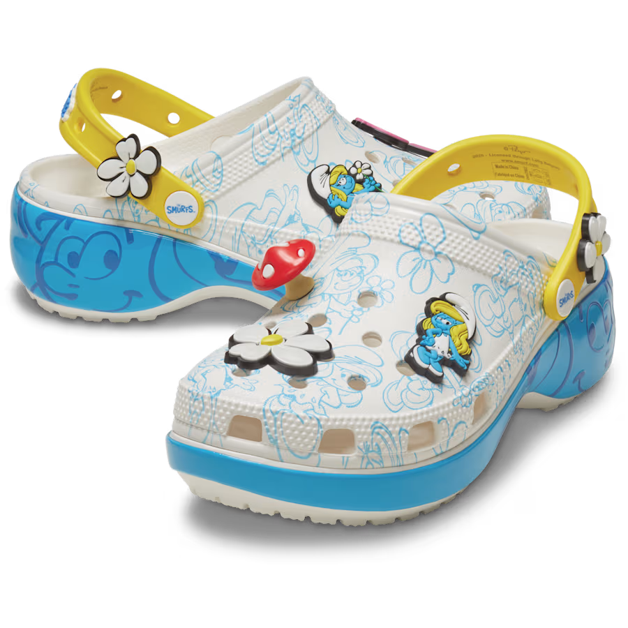 Smurfs Platform Clog