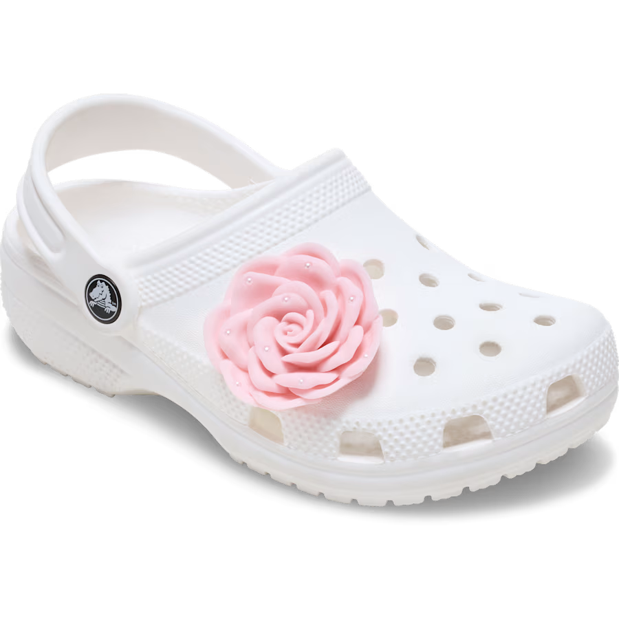Pink Rose With Pearls