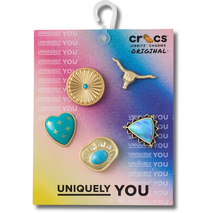 Gold Turquoise Western 5 Pack