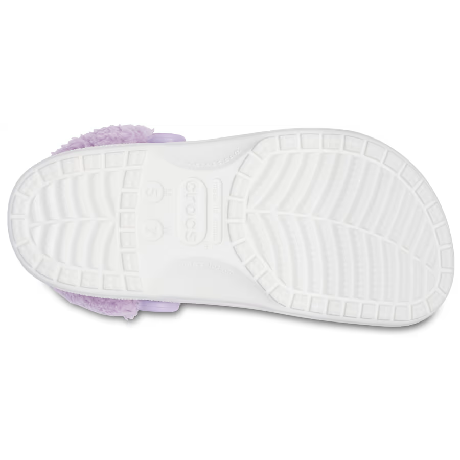 Baya Lined Fuzz-Strap Clog