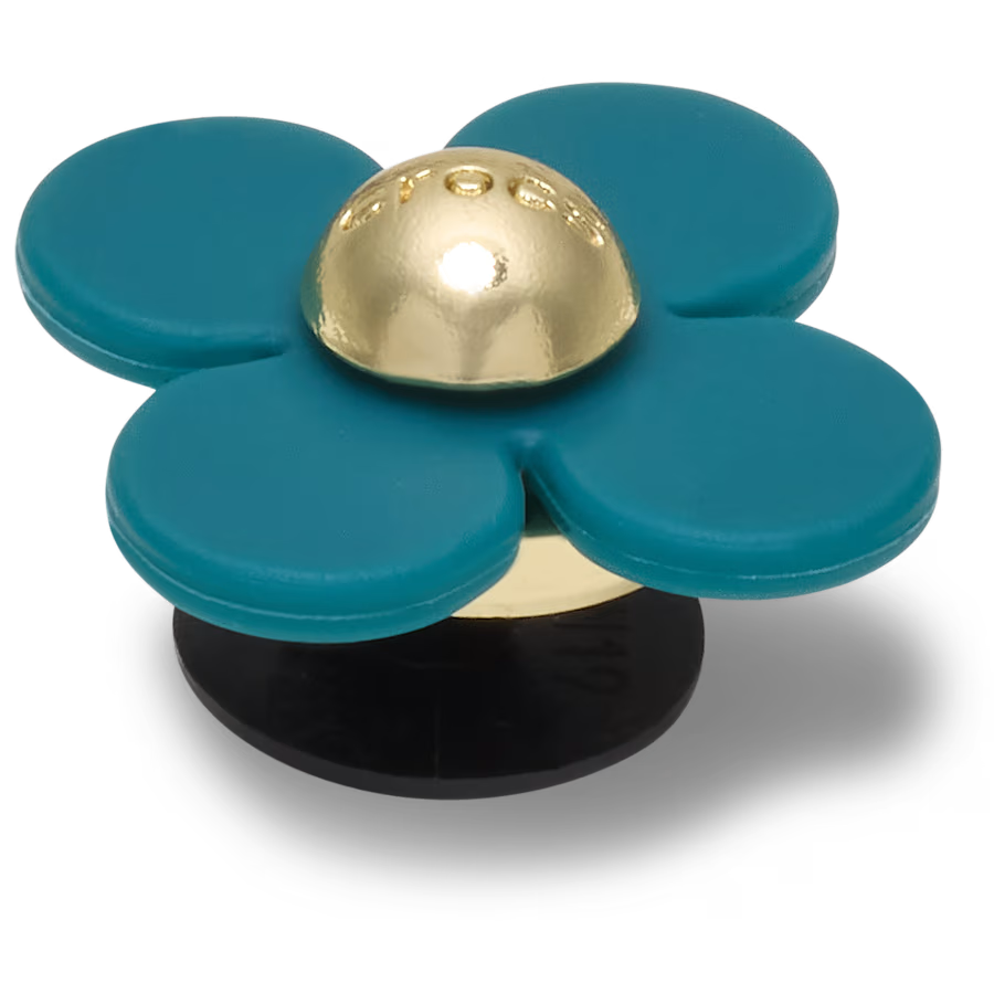 Retro Blue Spinner Flower