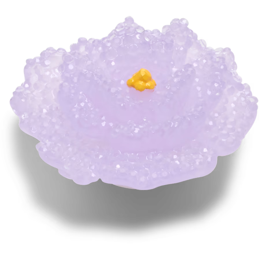 Beaded Purple Flower