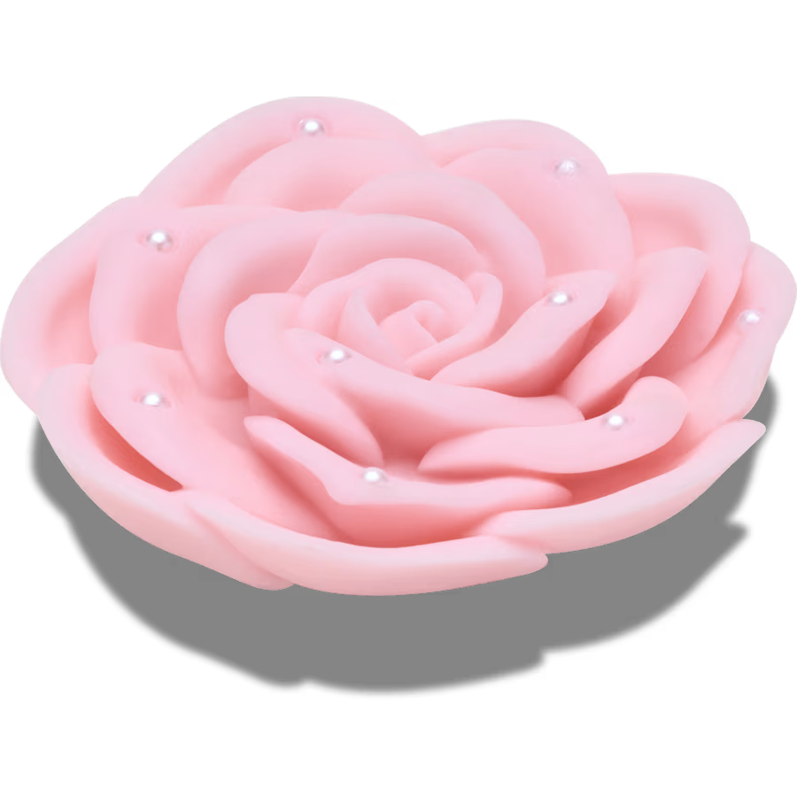 Pink Rose With Pearls