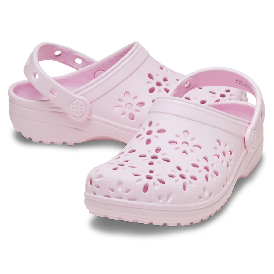 Kids' Classic Floral Cut-Out Clog