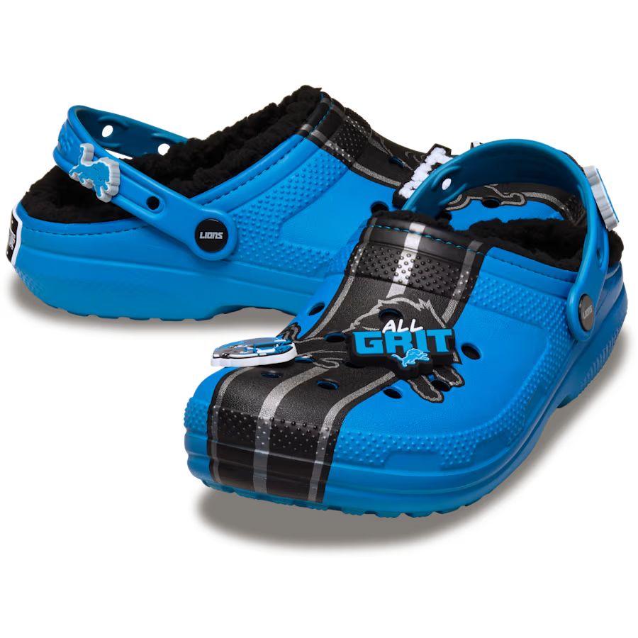 NFL Detroit Lions Classic Lined Clog