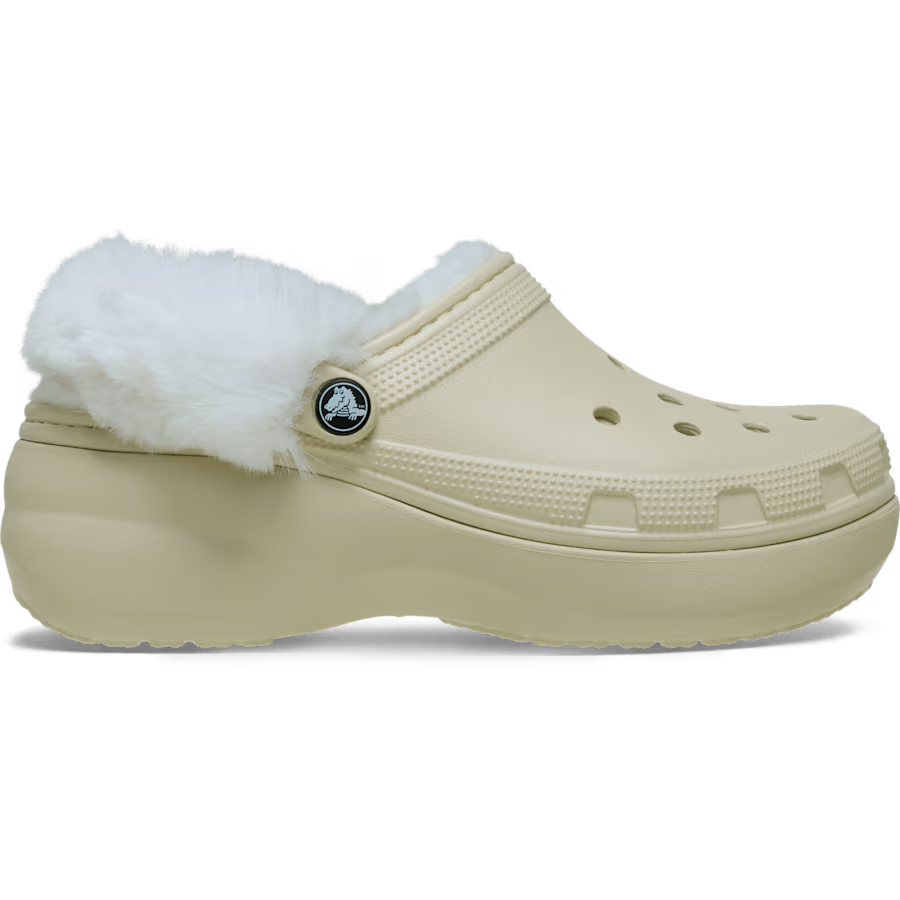 Classic Platform Fuzz Lined Clog