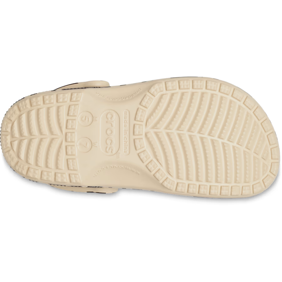 Classic Woodcut Floral Clog
