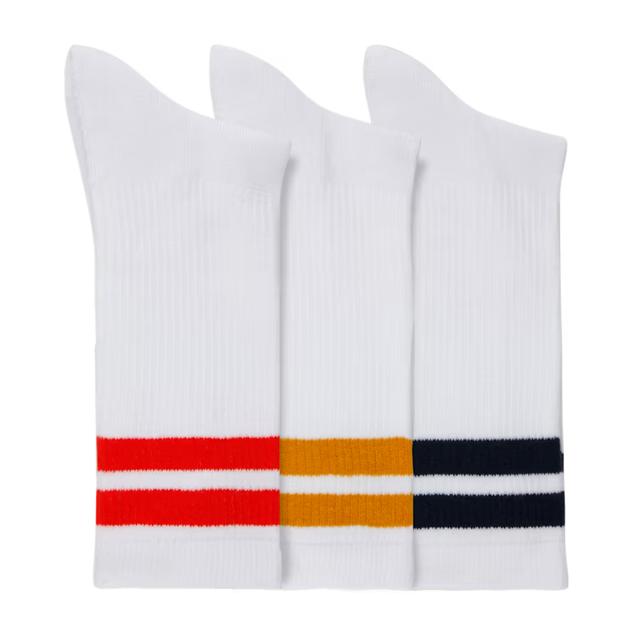 CrocsSocks Stripe Crew 3-Pack