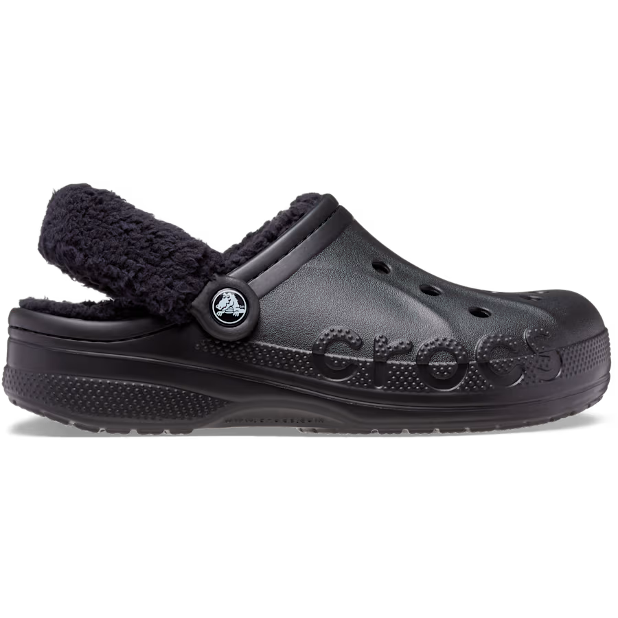 Baya Lined Fuzz-Strap Clog