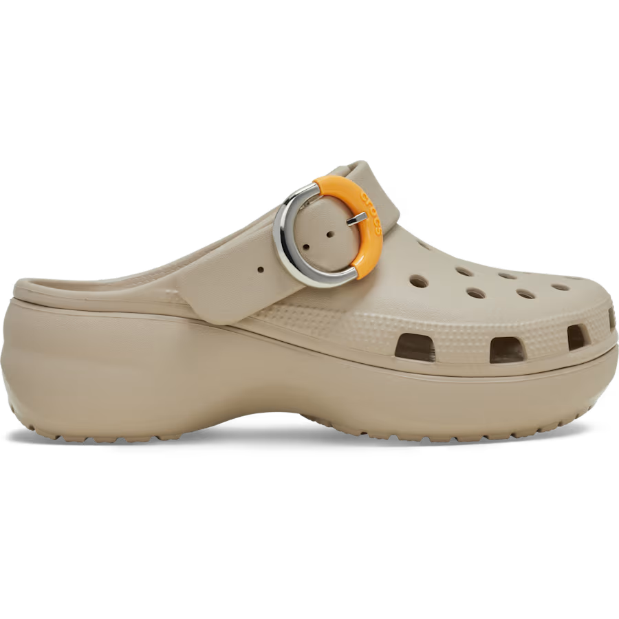Classic Platform Dipped Buckle Clog
