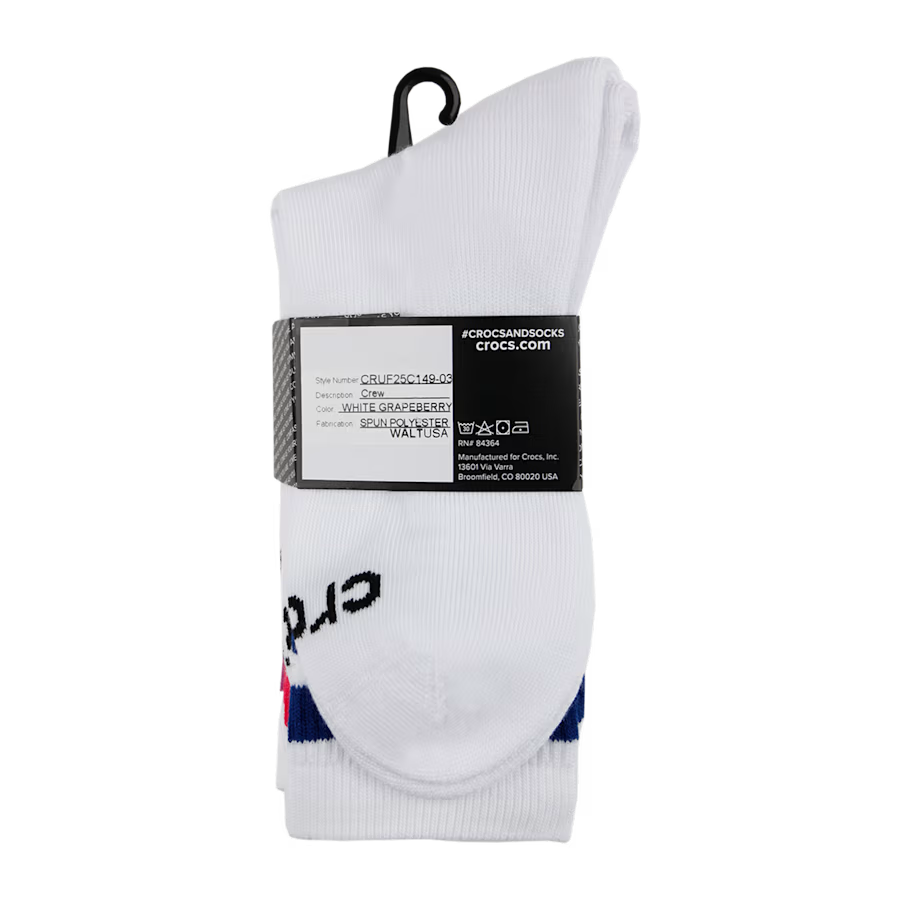 CrocsSocks Stripe Crew 3-Pack