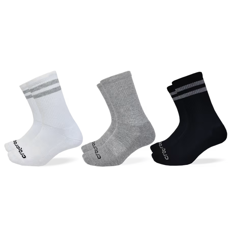 CrocsSocks Crew Small Stripe 3-Pack