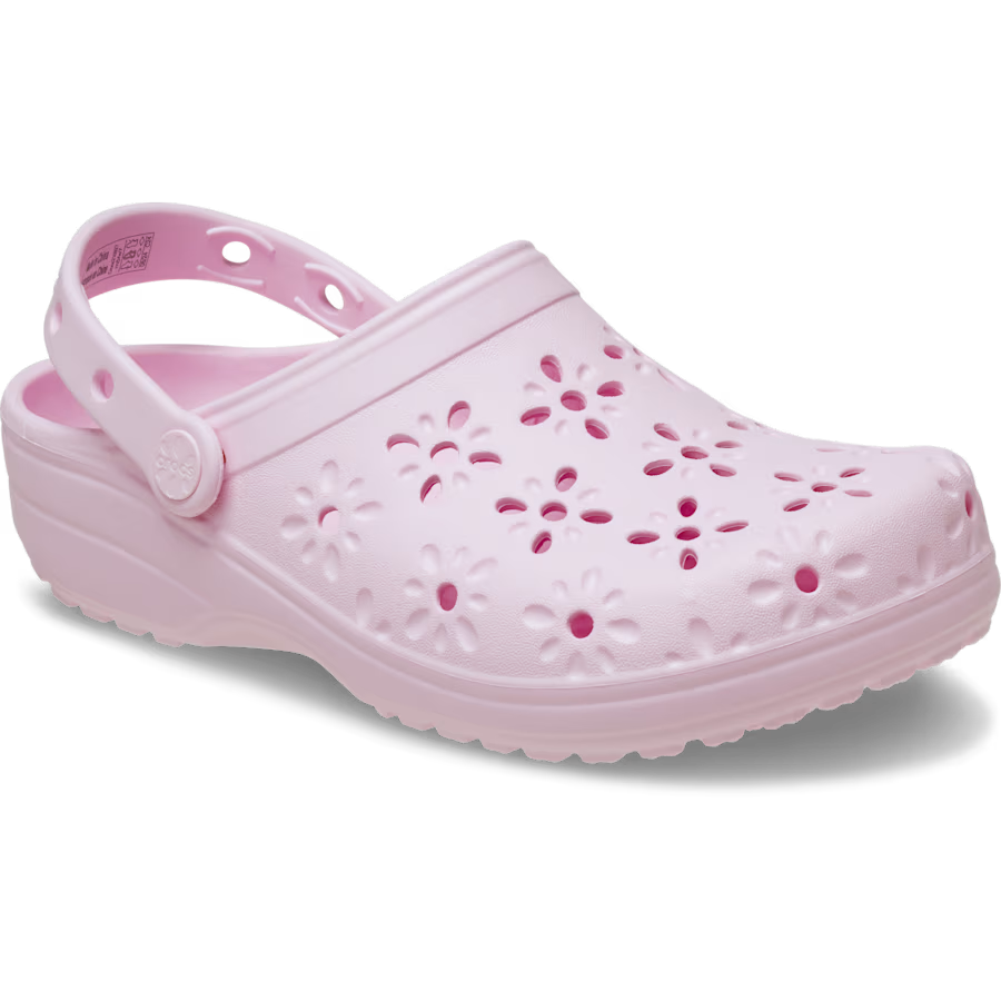 Classic Floral Cut-Out Clog