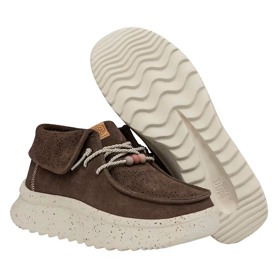 Wendy Peak Fold Boot Suede