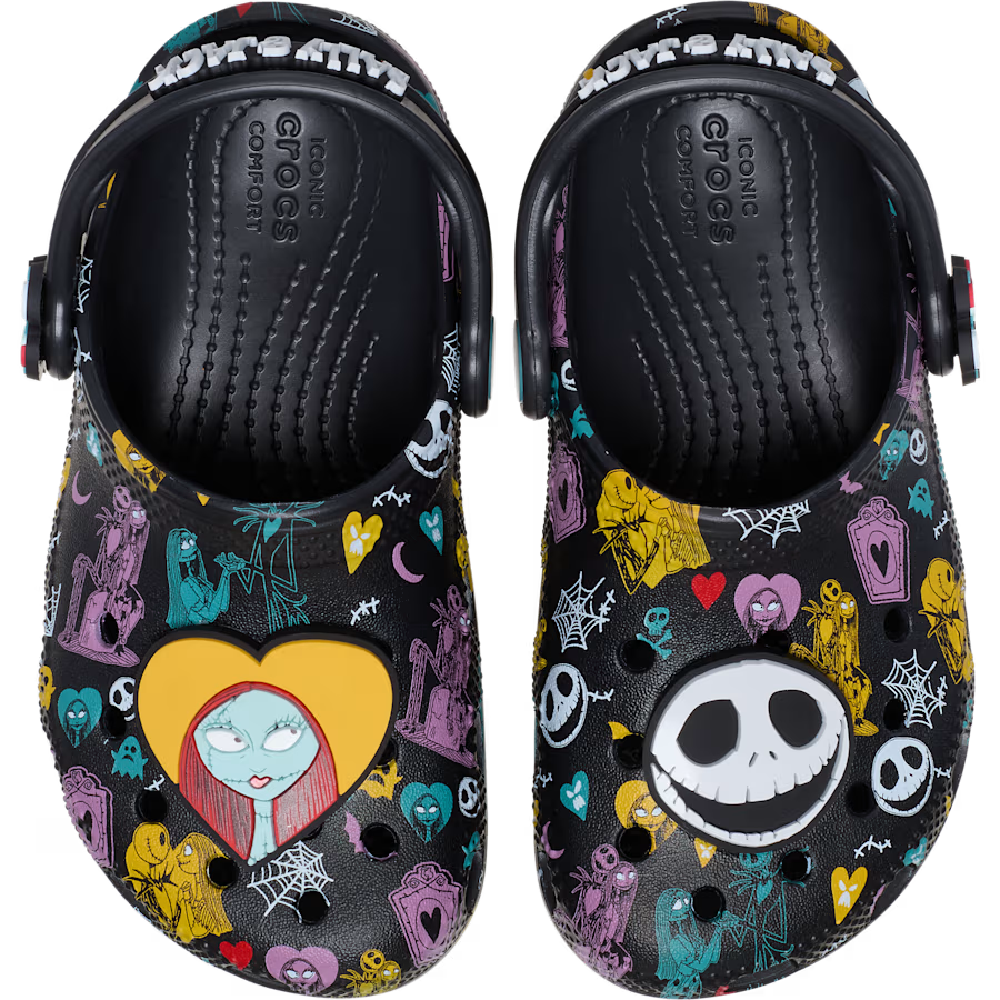 Toddlers’ Disney Tim Burton's The Nightmare Before Christmas Jack and Sally Classic Clog