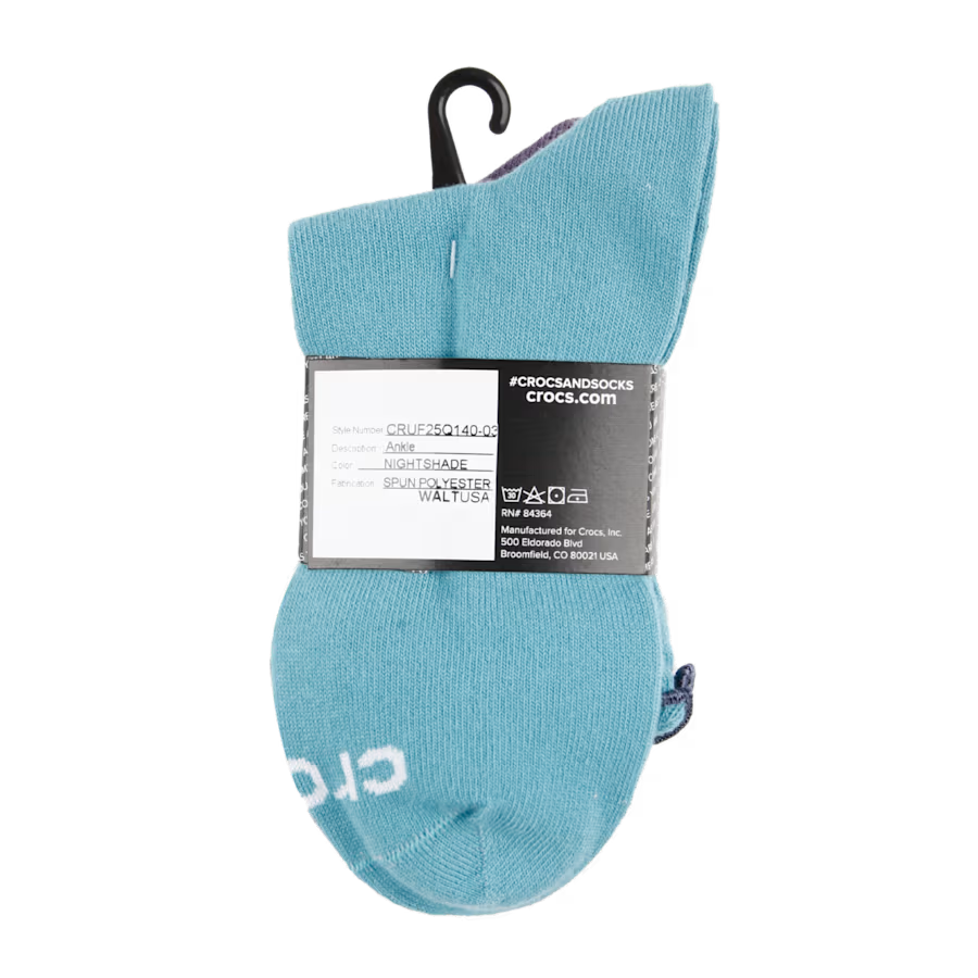 CrocsSocks Ruffle Ankle 3 PK