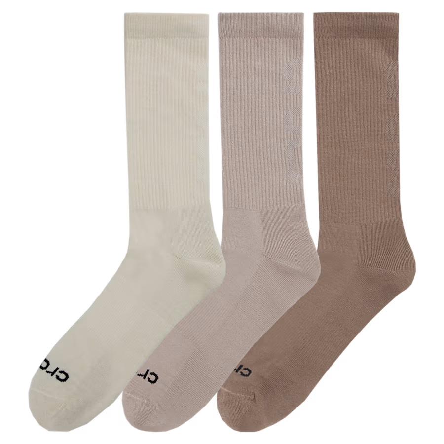 Crocs Socks Crew Texture Logo 3-Pack