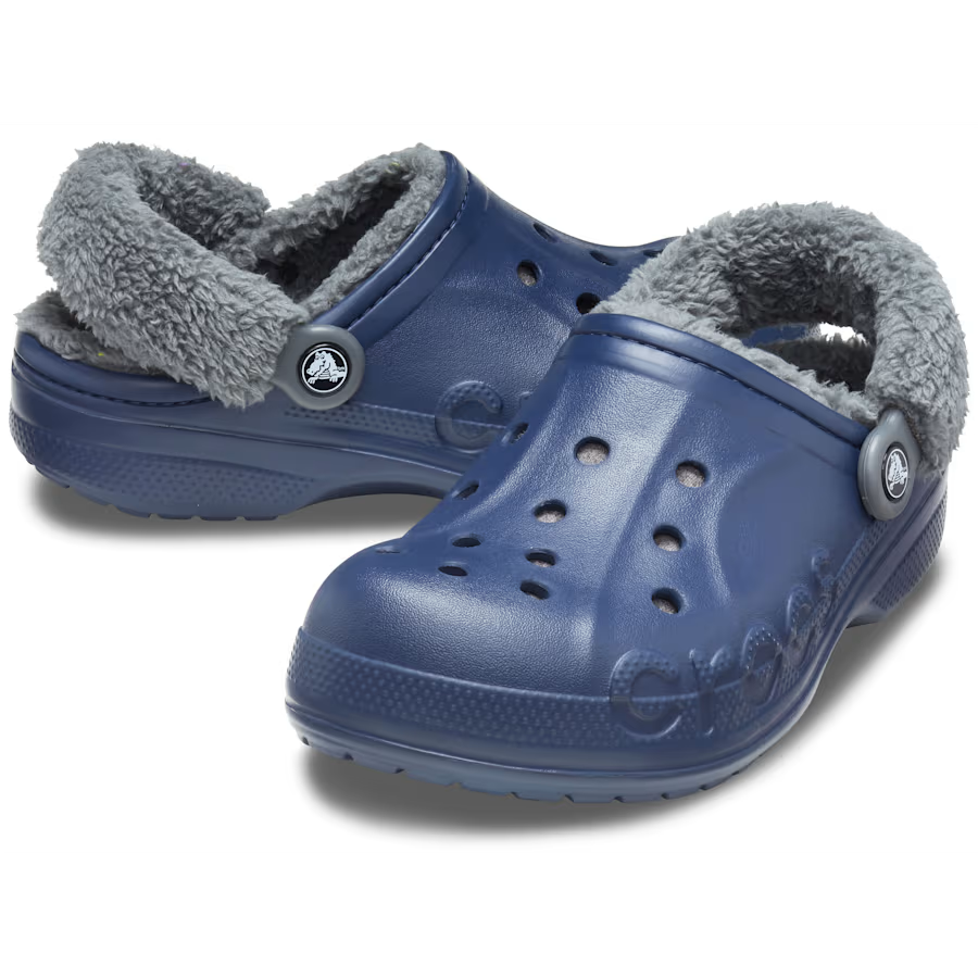 Baya Lined Fuzz-Strap Clog