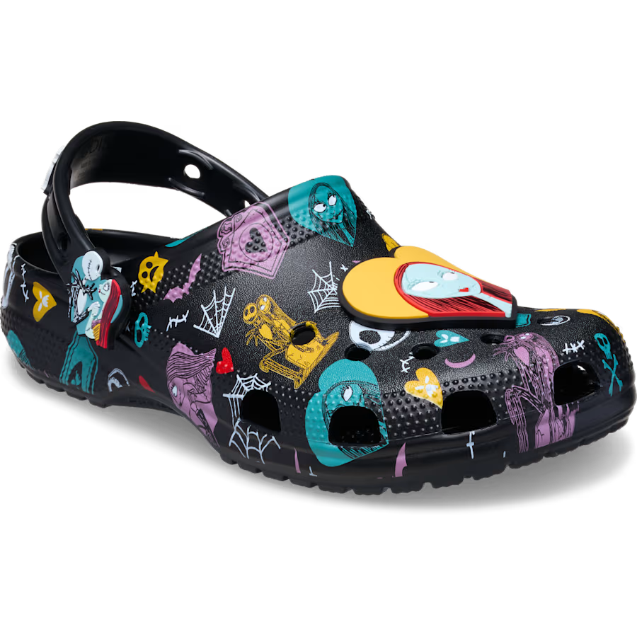 Disney Tim Burton's The Nightmare Before Christmas Jack and Sally Classic Clog