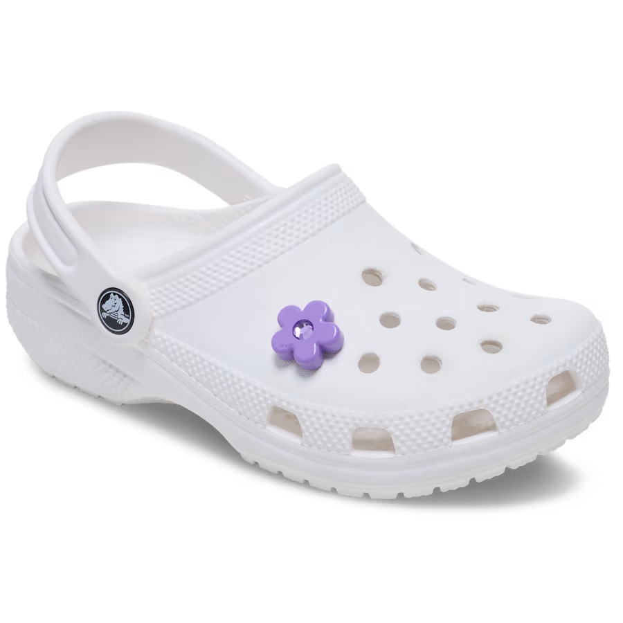 Purple Flower With Gem
