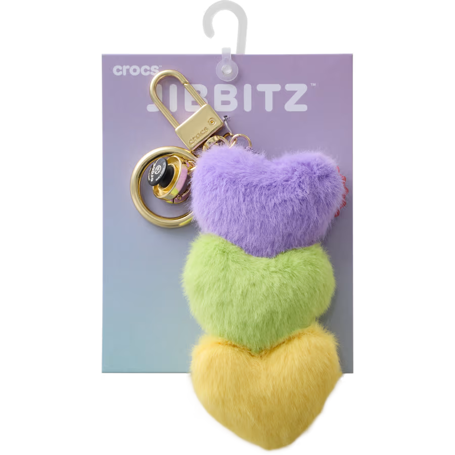 Triple Heart Bag Charm