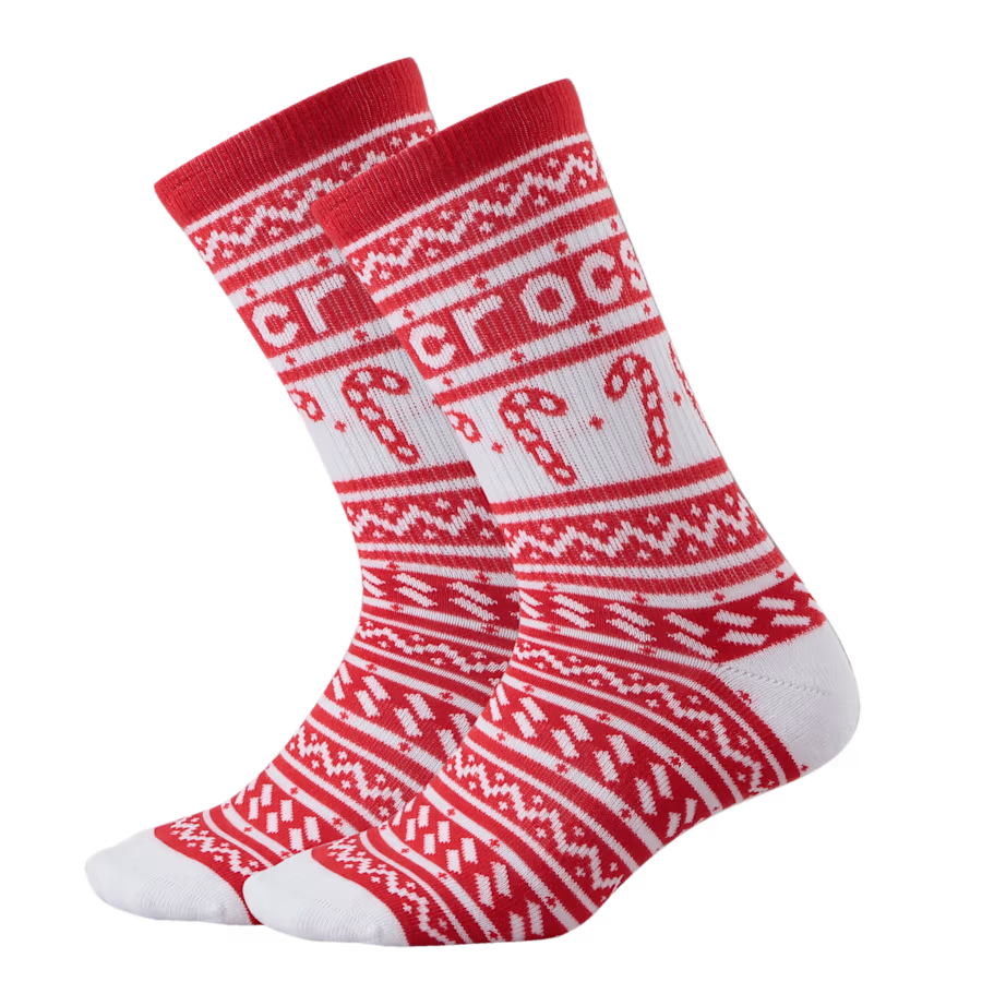 CrocsSocks Candy Cane 3-Pack