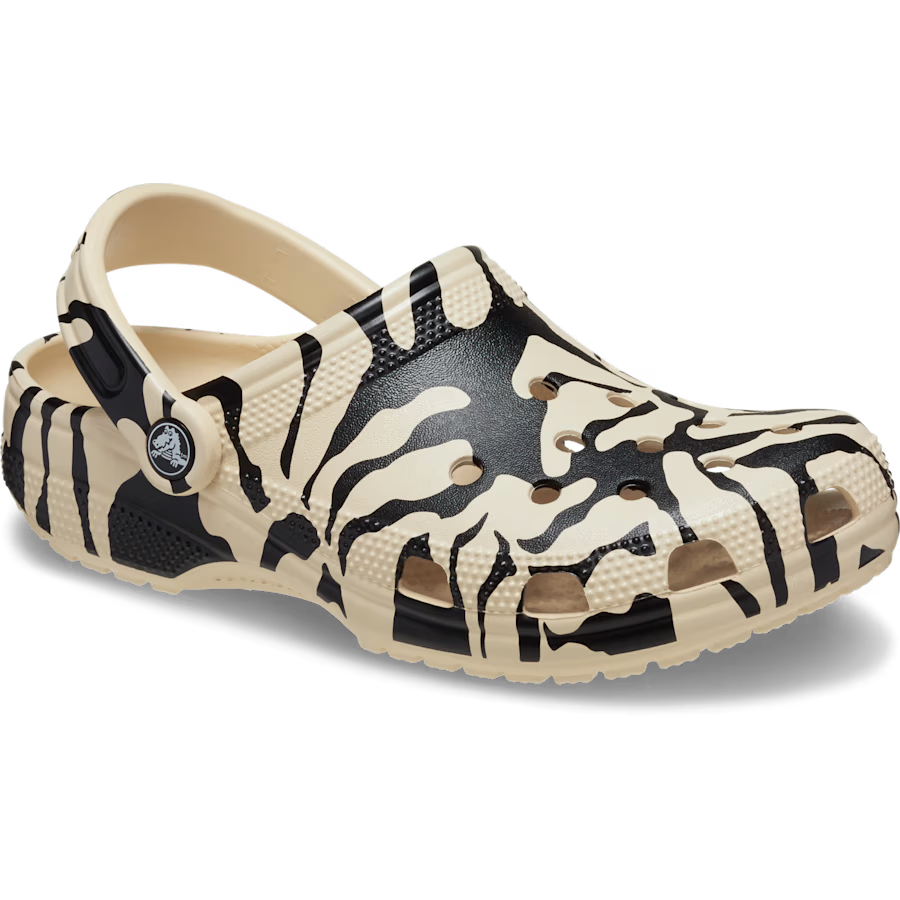Classic Woodcut Floral Clog