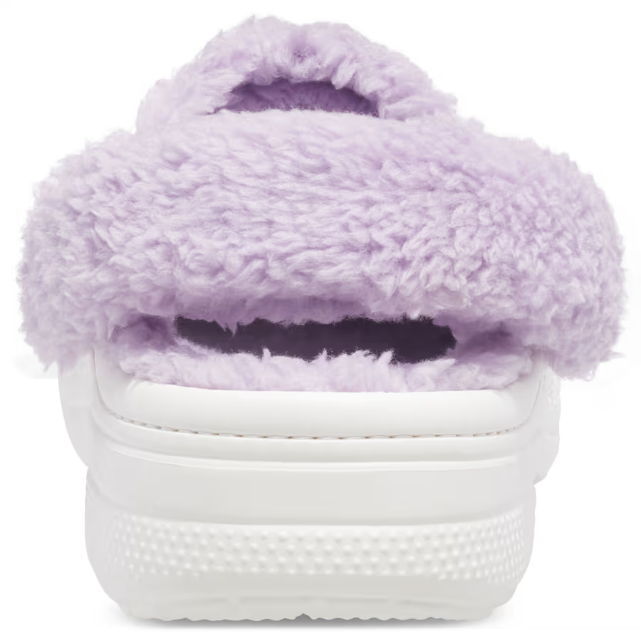 Baya Lined Fuzz-Strap Clog