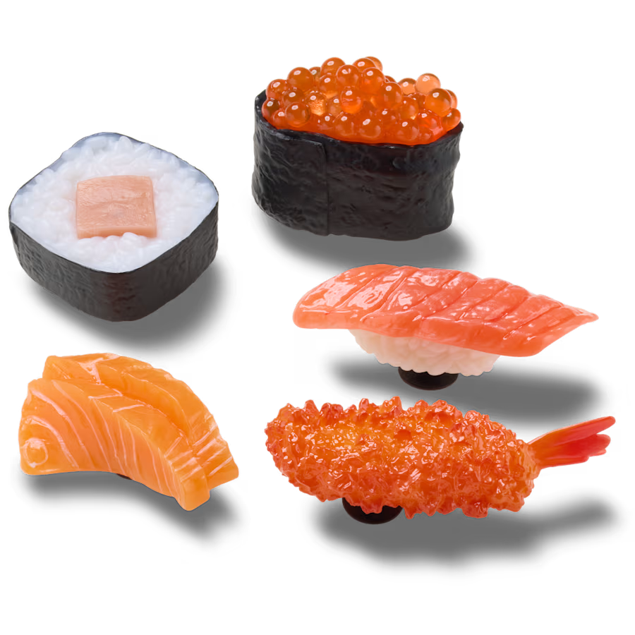 Realistic Sushi Dinner 5 Pack