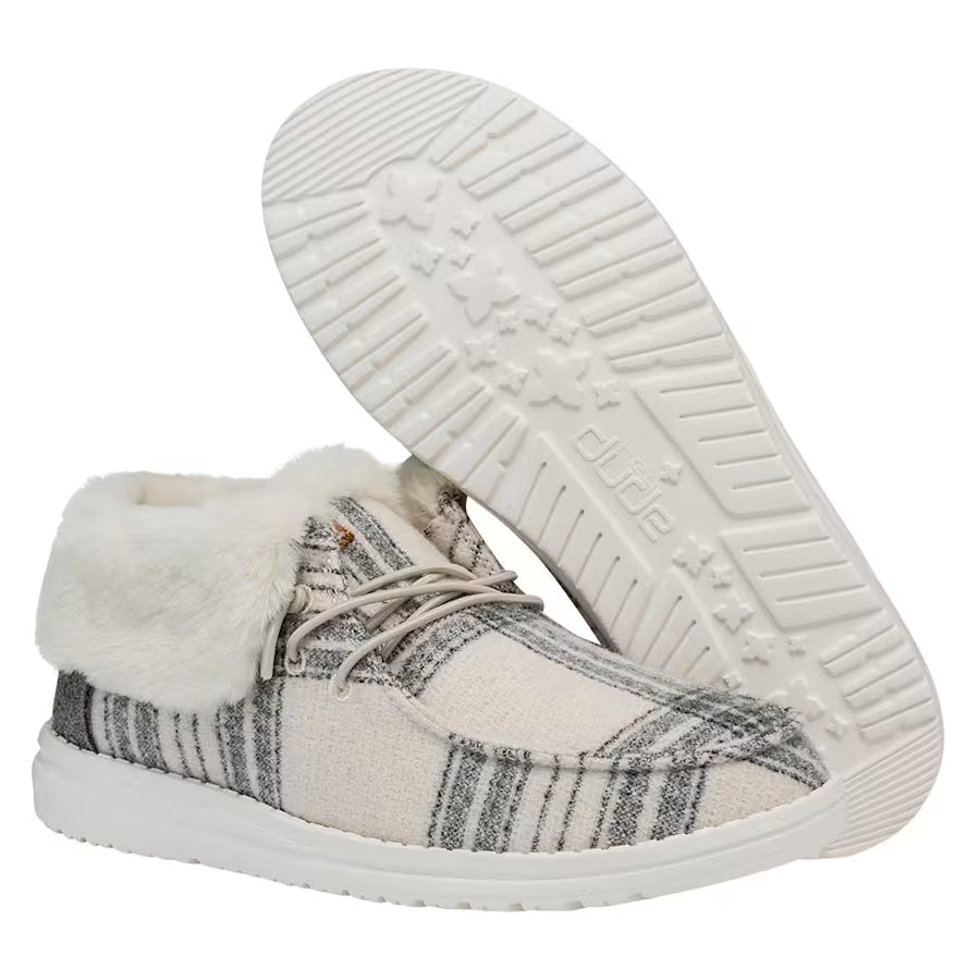 Wendy Fold Boot Plaid Cozy