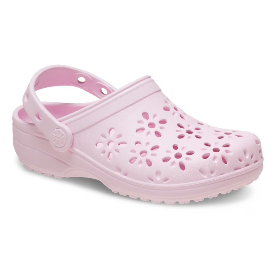 Kids' Classic Floral Cut-Out Clog