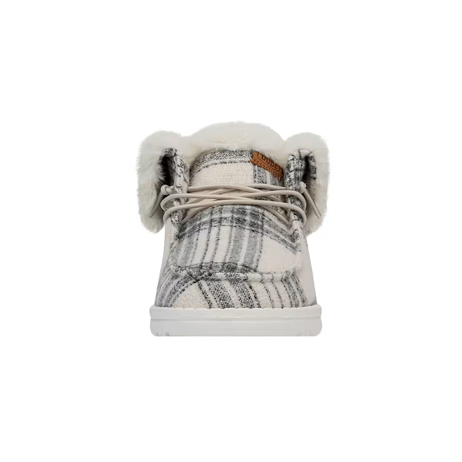 Wendy Fold Boot Plaid Cozy