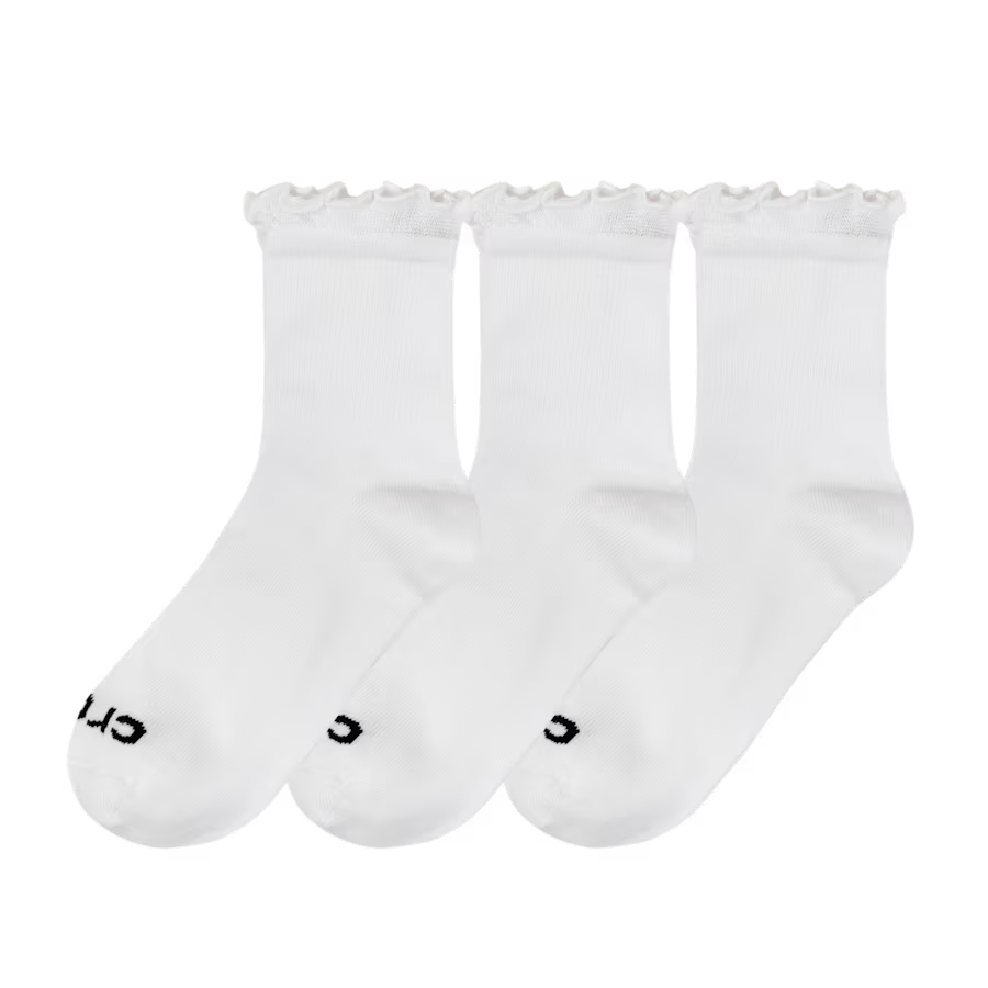CrocsSocks Ruffle Ankle 3 PK