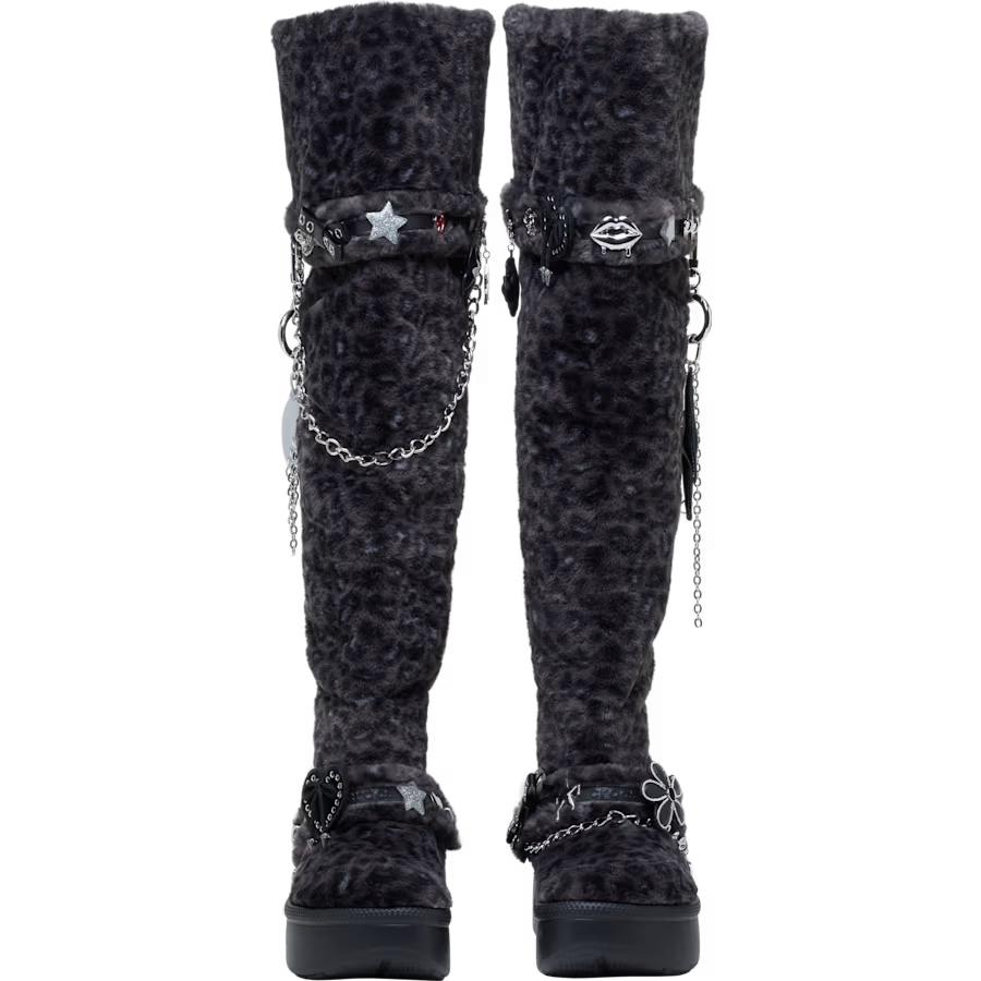 Classic Unfurgettable Leopard Knee High Boot