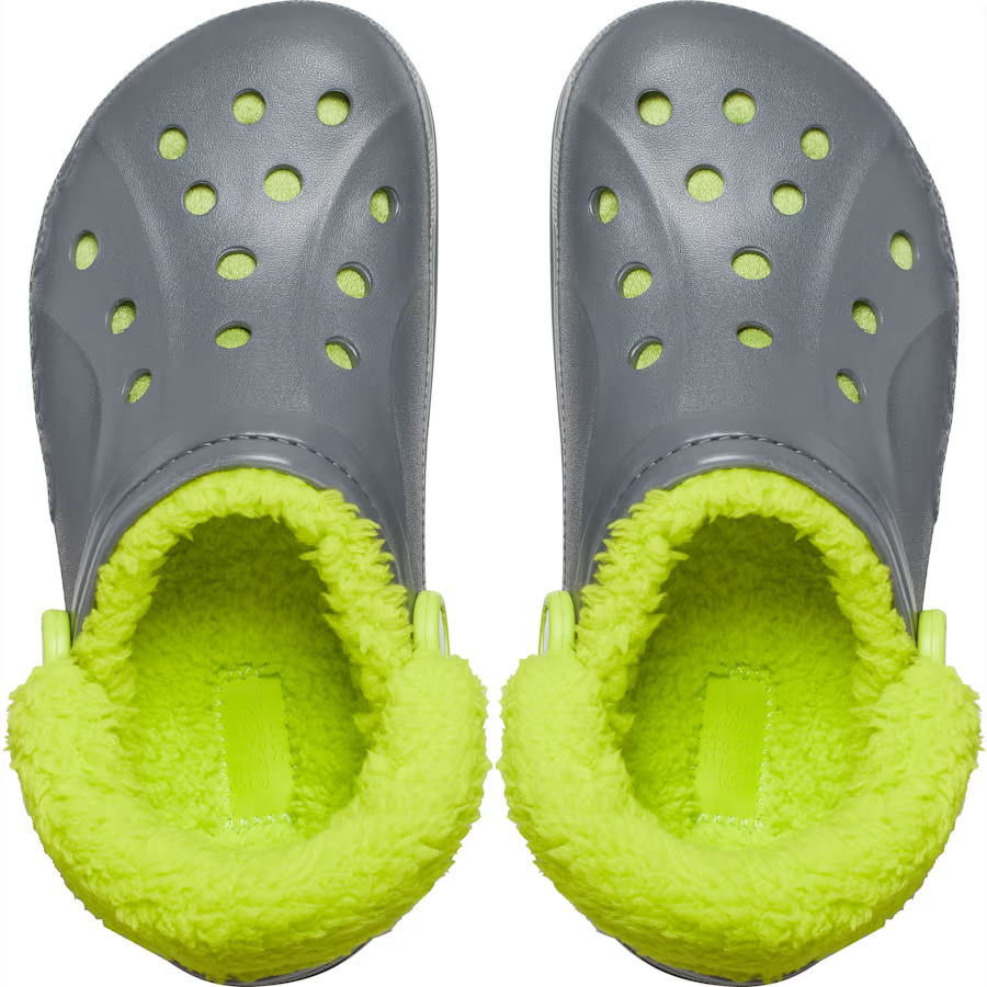 Baya Lined Fuzz-Strap Clog