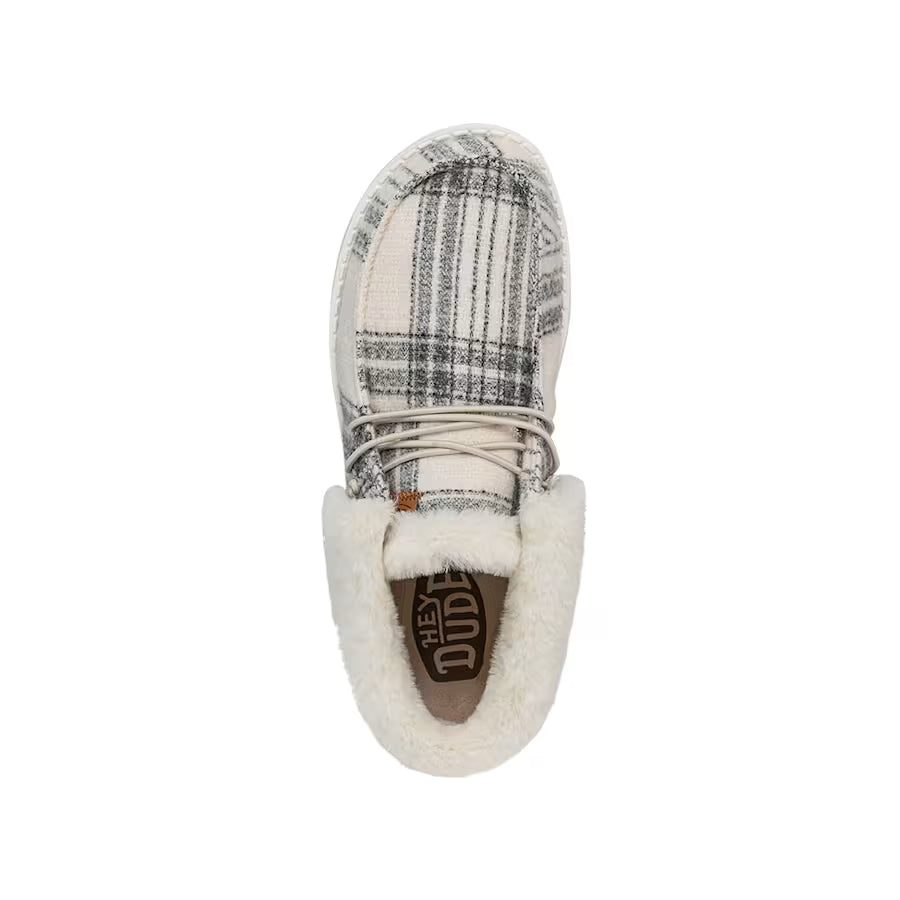 Wendy Fold Boot Plaid Cozy