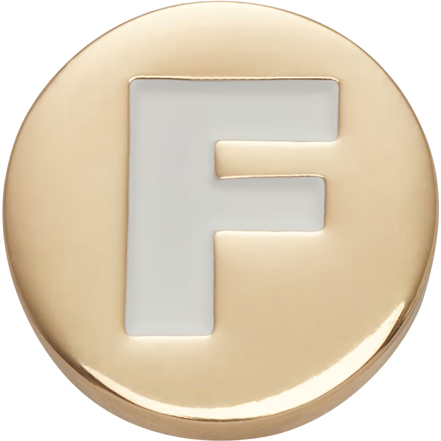 Gold Letter F