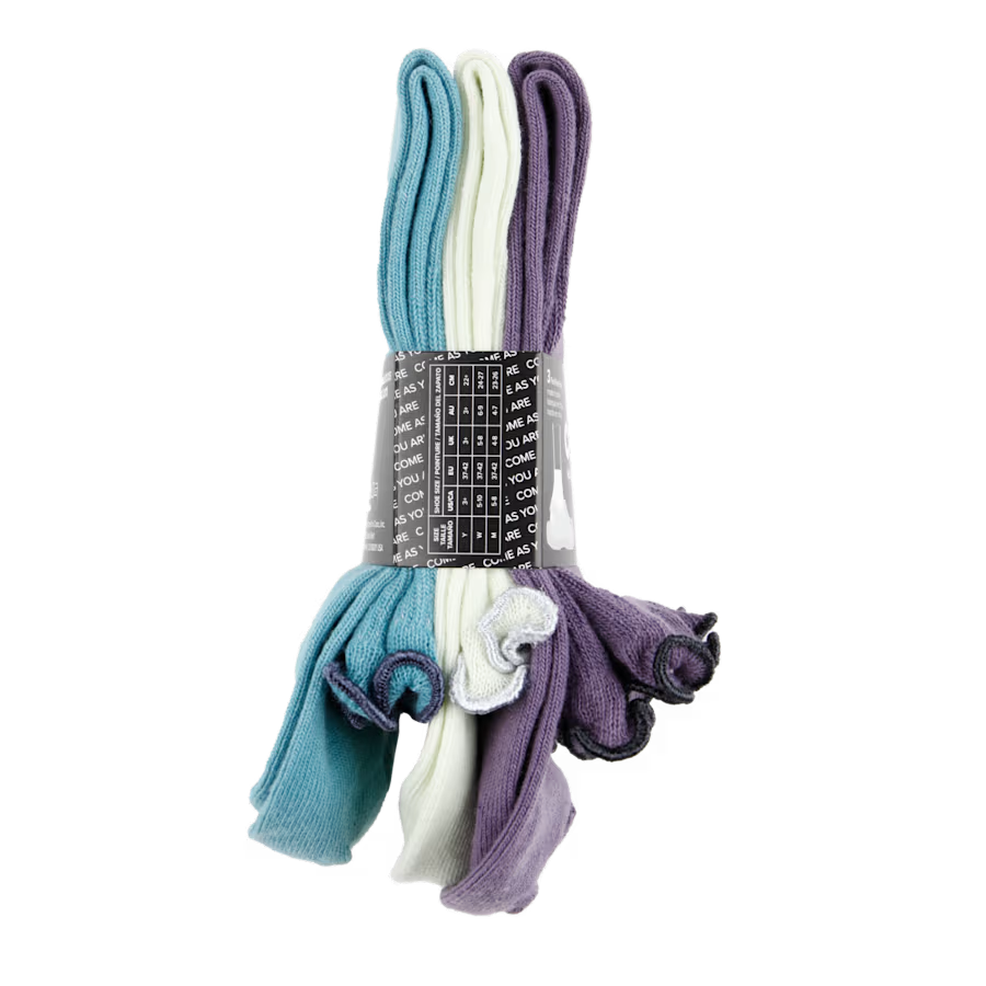 CrocsSocks Ruffle Ankle 3 PK