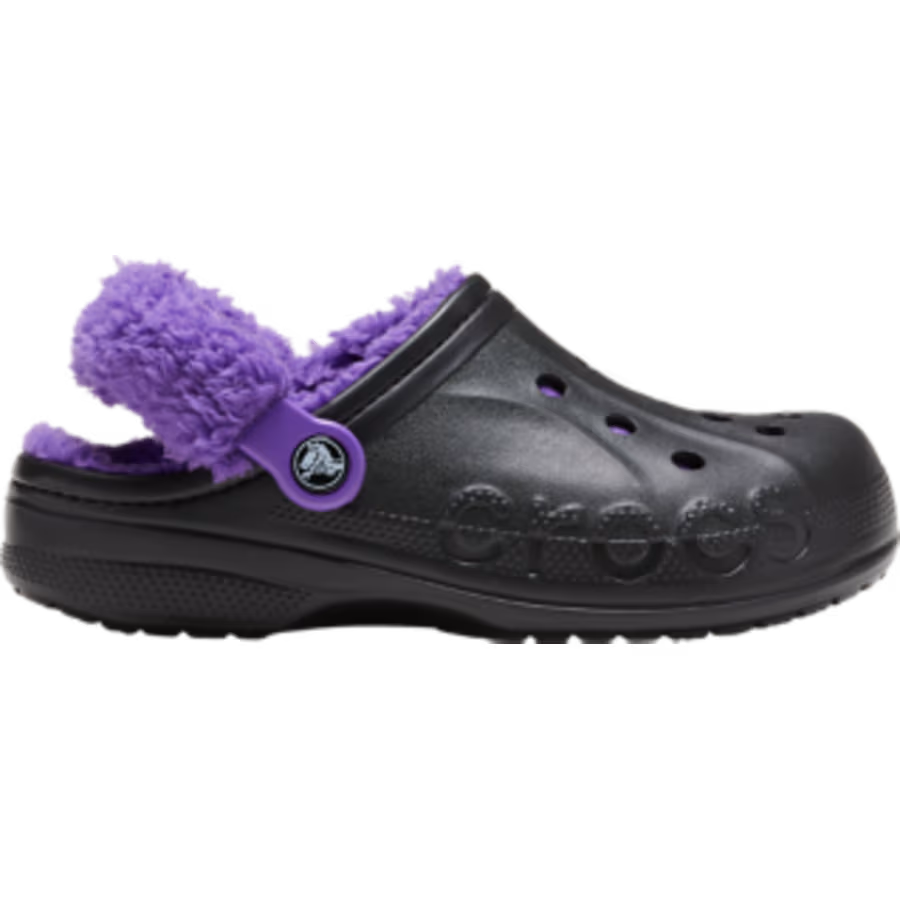 Baya Lined Fuzz-Strap Clog