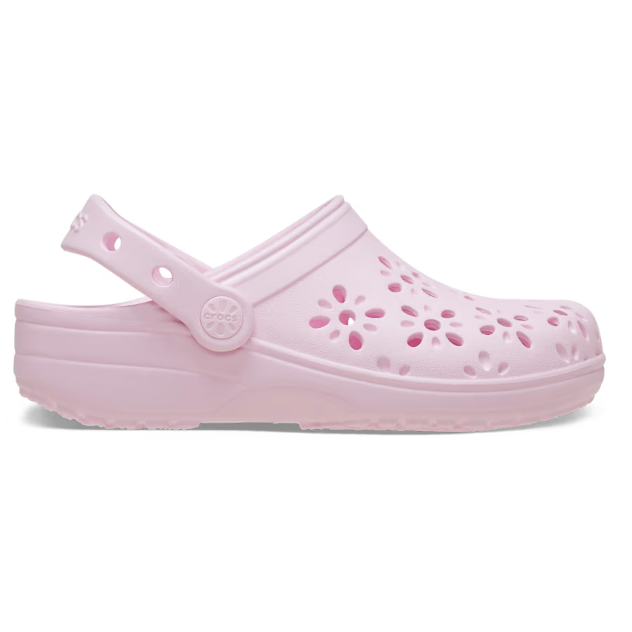 Kids' Classic Floral Cut-Out Clog