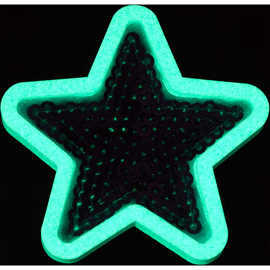 Purple Sequin Star