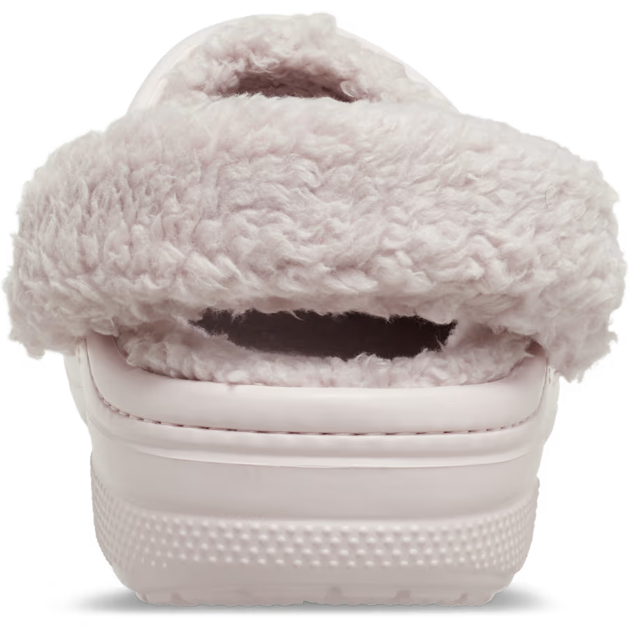 Baya Lined Fuzz-Strap Clog