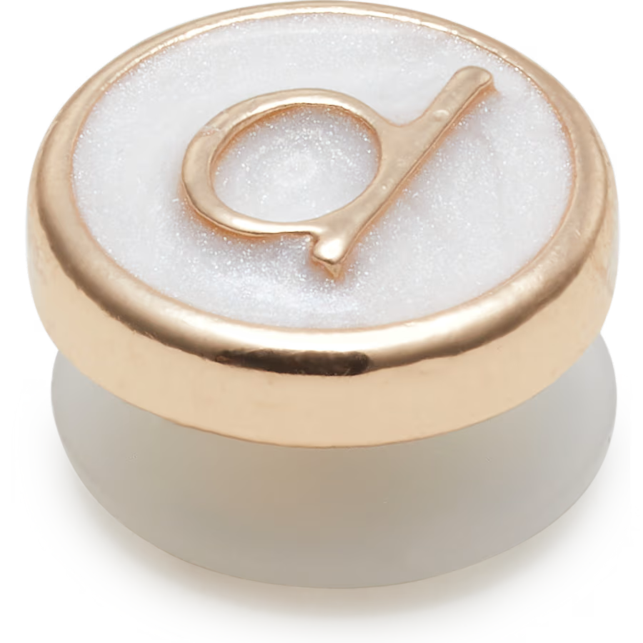 Tiny Pearlized Letter D