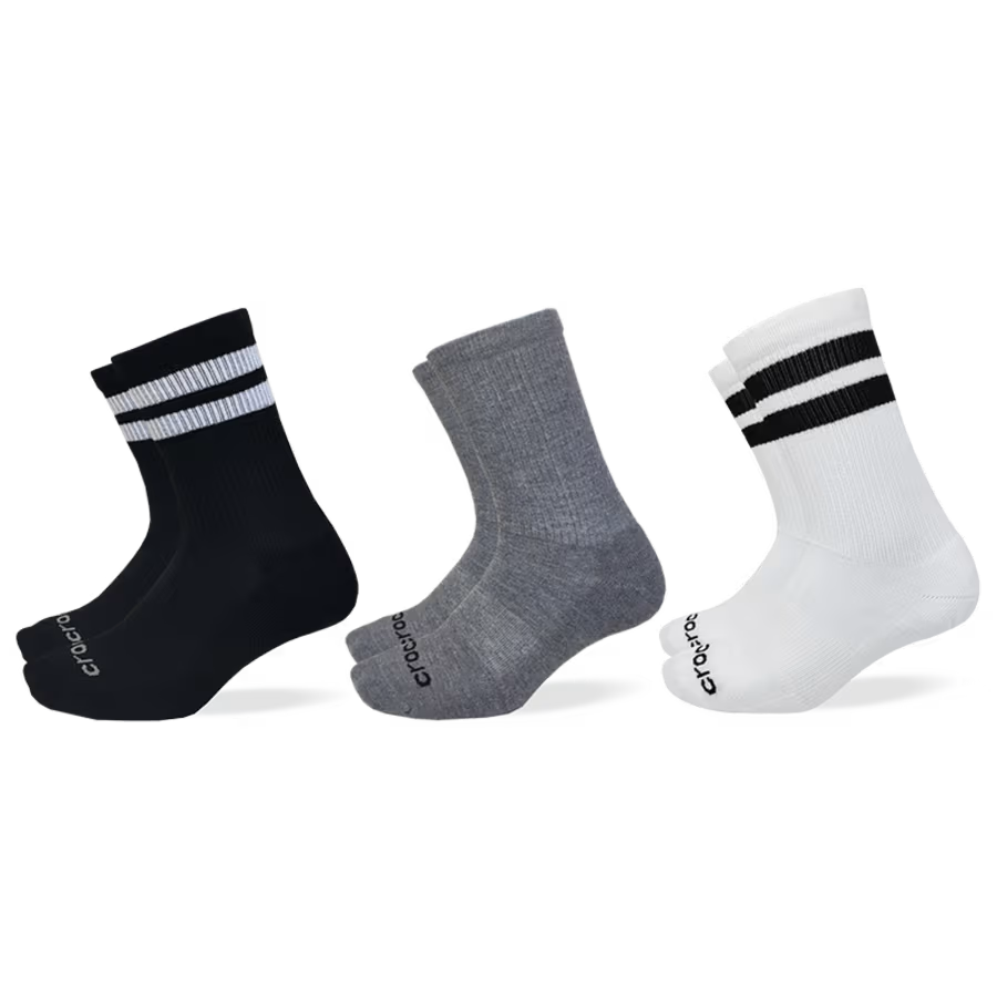 CrocsSocks Crew Large Stripe 3-Pack